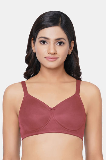 Buy Wacoal Single Layered Non Wired Full Coverage Minimiser Bra - Rose Taupe